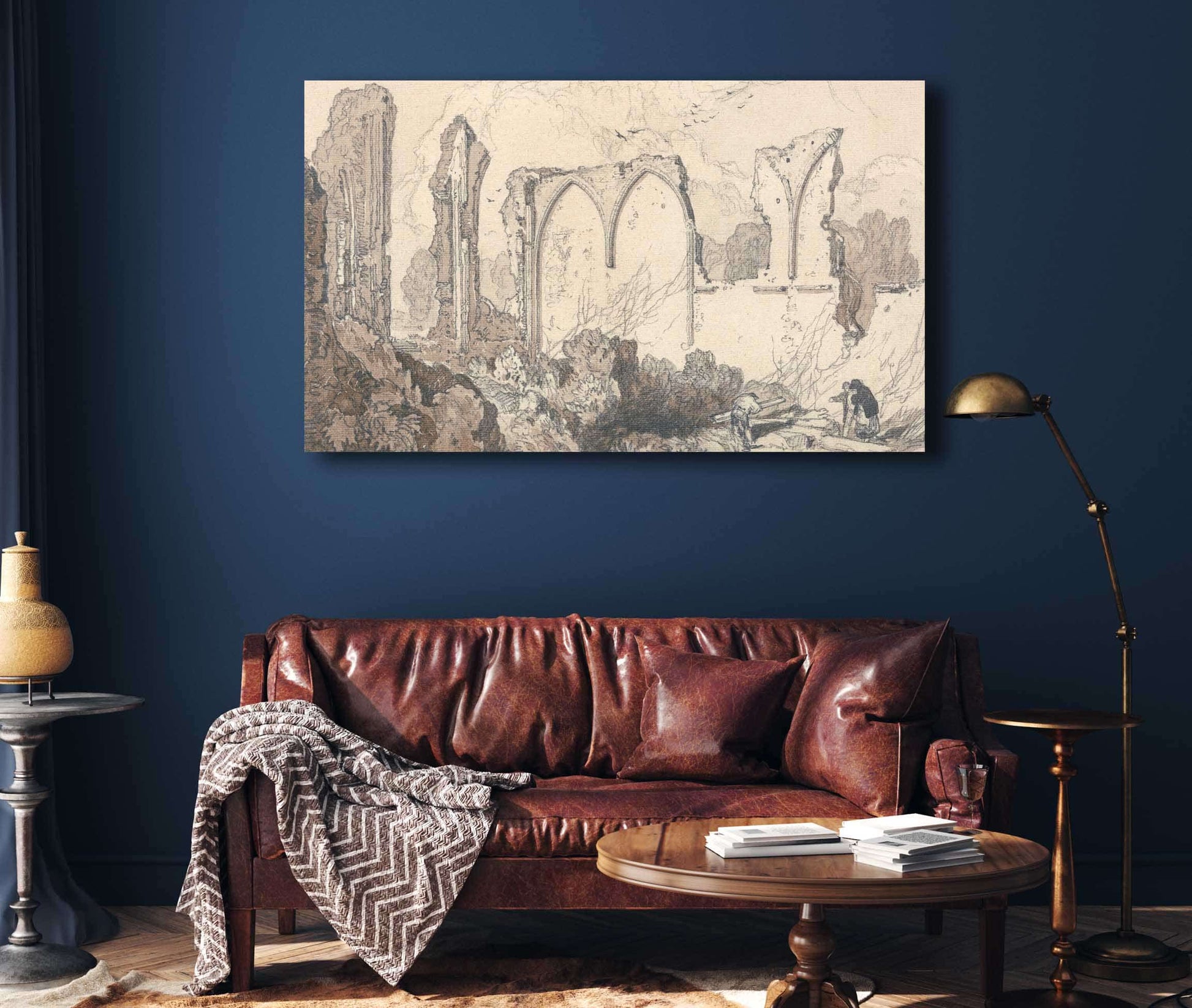Ruin Behind The Free School Thetford Suffolk by John Sell Cotman