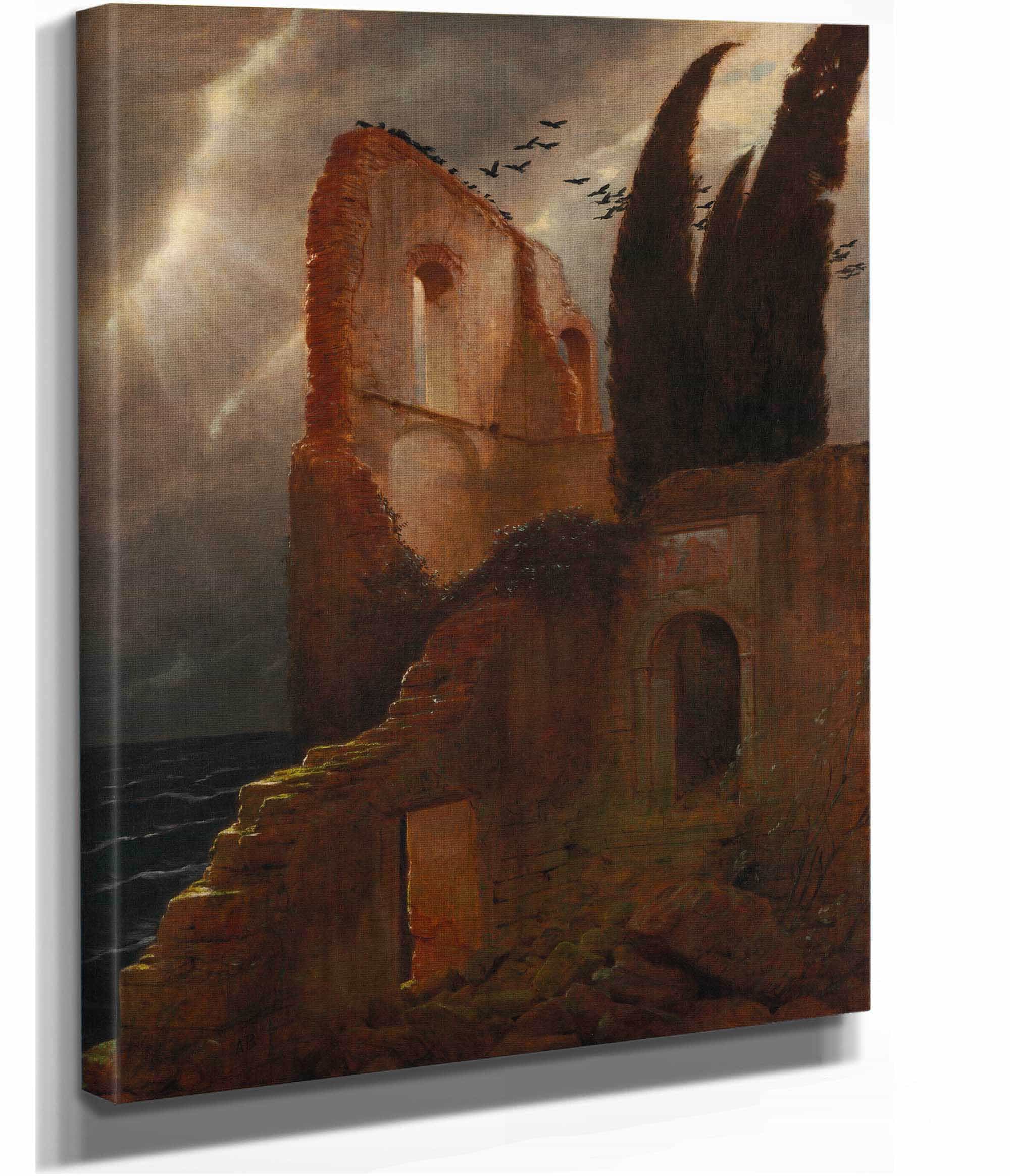 Ruin By The Sea by Arnold Bocklin