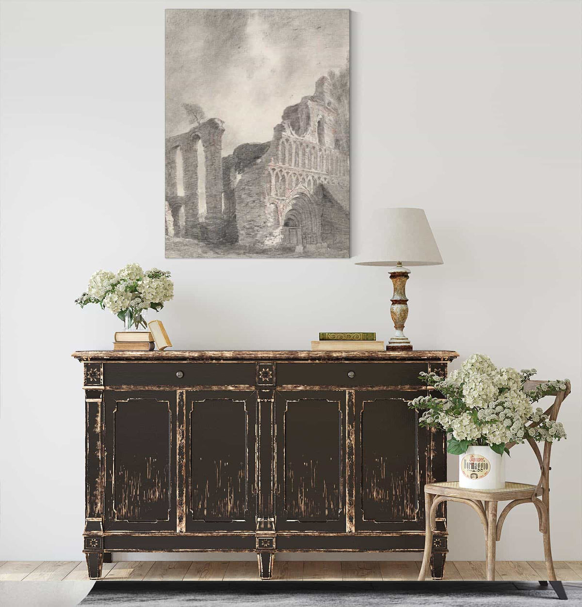 Ruin Of St Botolphs Priory Colchester by John Constable