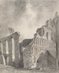 Ruin Of St Botolphs Priory Colchester by John Constable