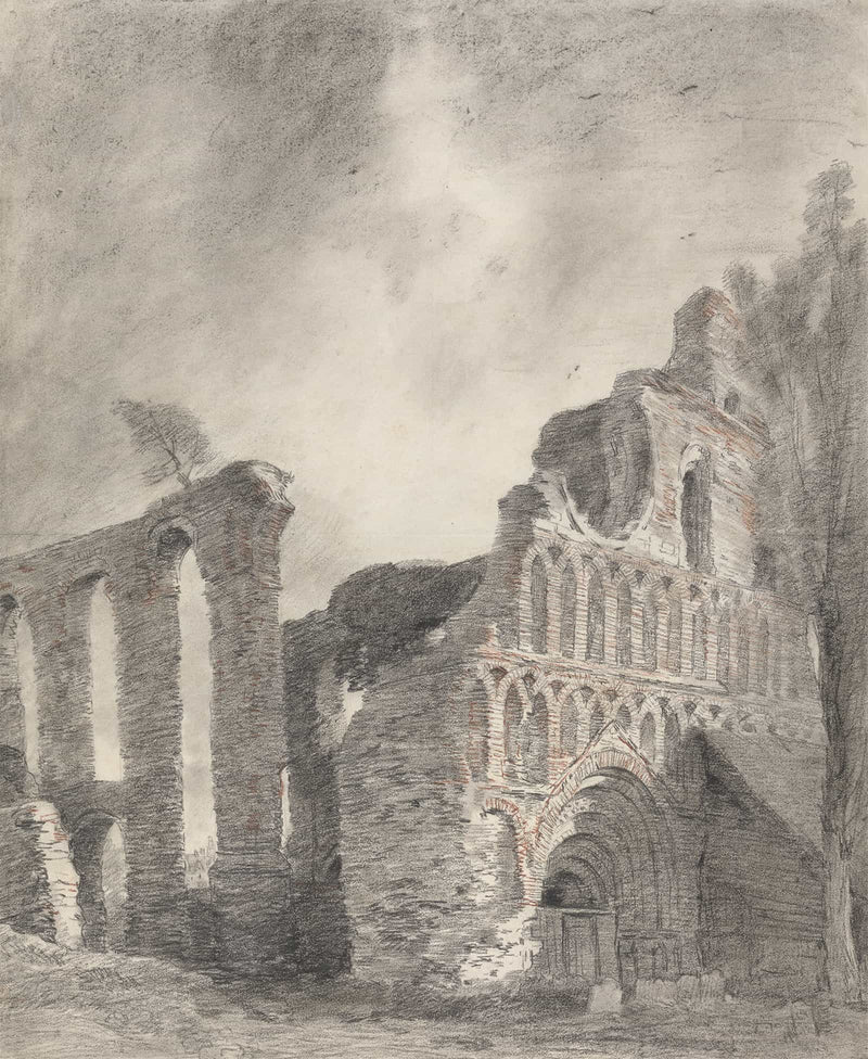 Ruin Of St Botolphs Priory Colchester by John Constable