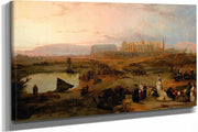 Ruins Of The Great Temple At Karnak Sunset by David Roberts