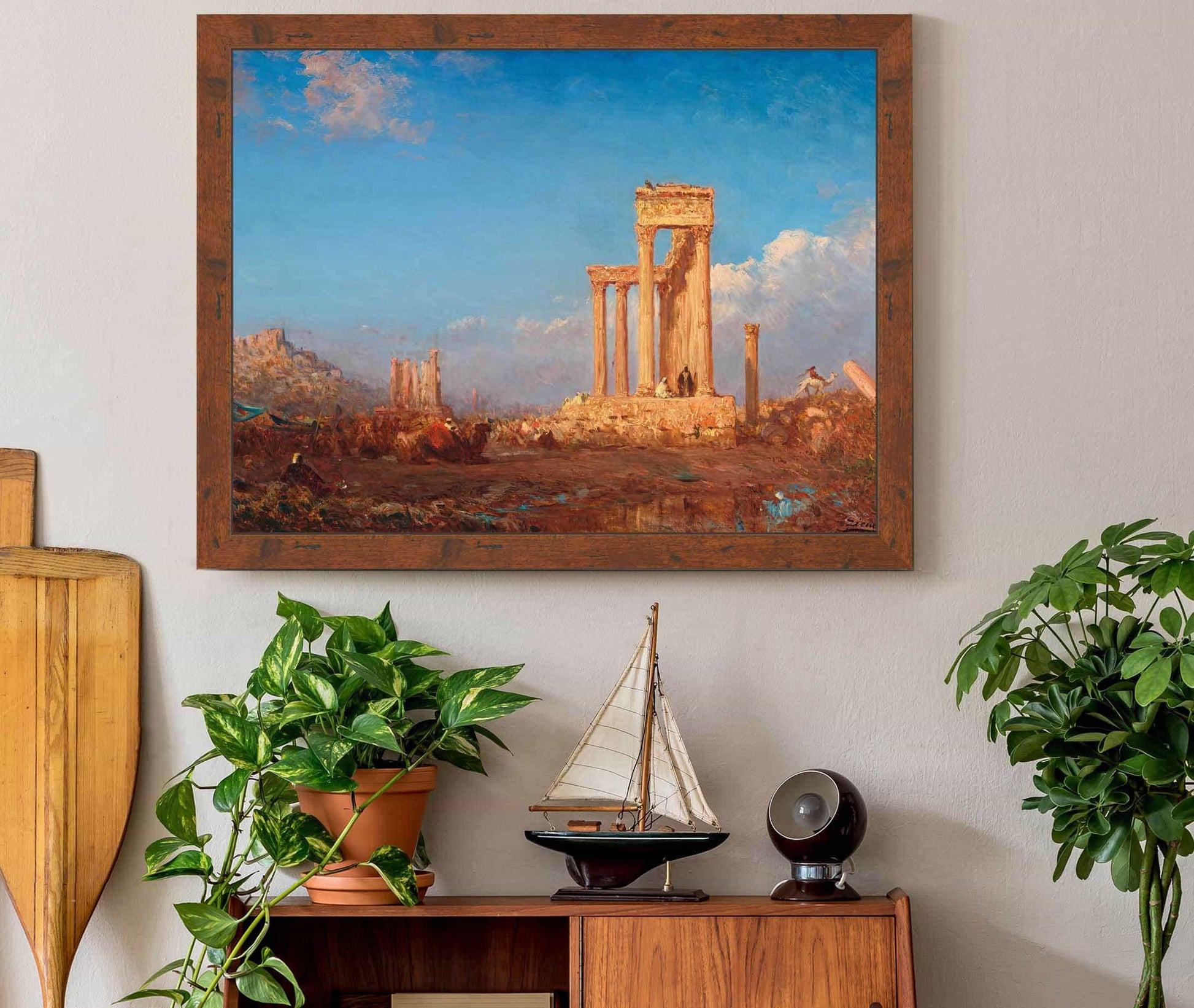 Ruins Palmyra by Felix Ziem