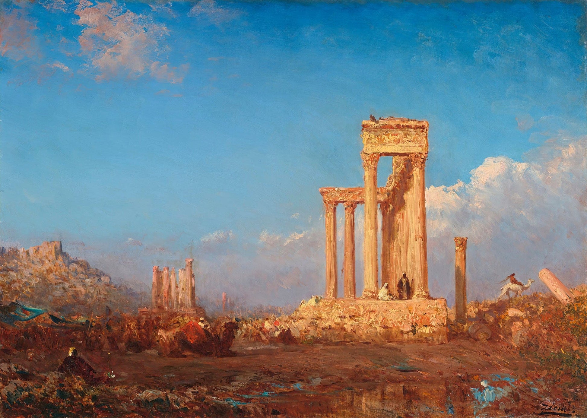 Ruins Palmyra by Felix Ziem