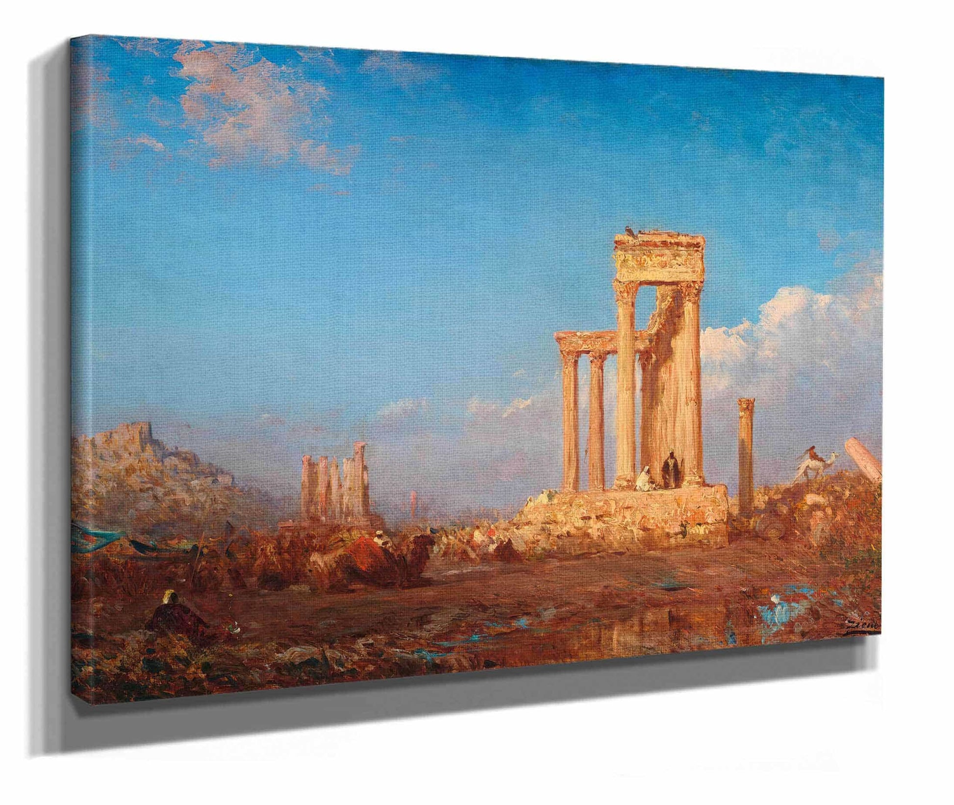 Ruins Palmyra by Felix Ziem