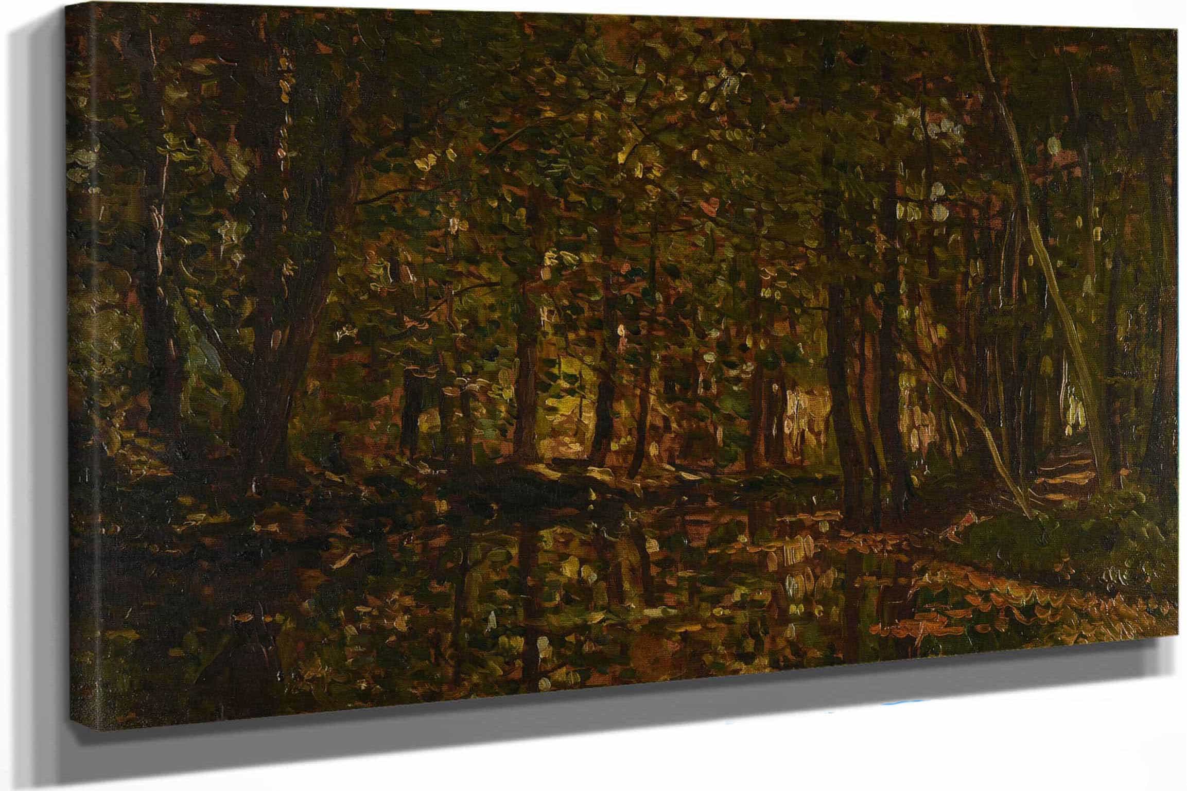 Ruisseau Sous Bois  by Charles Francois Daubigny