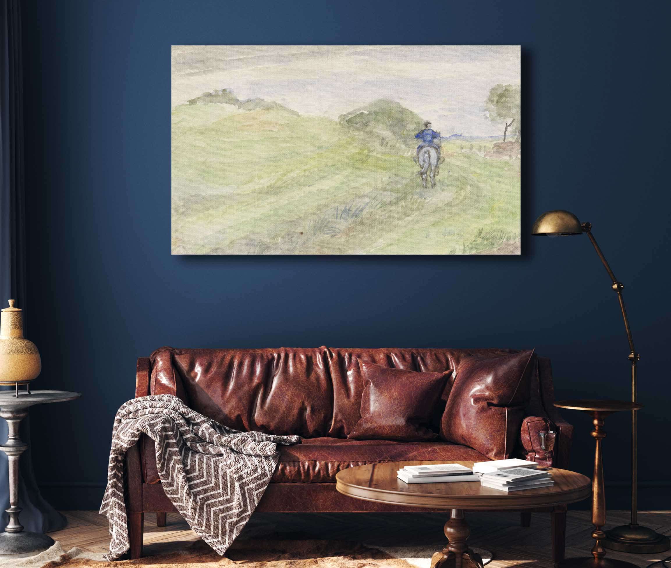 Ruiter Op Een Landweg  by Jozef Israels