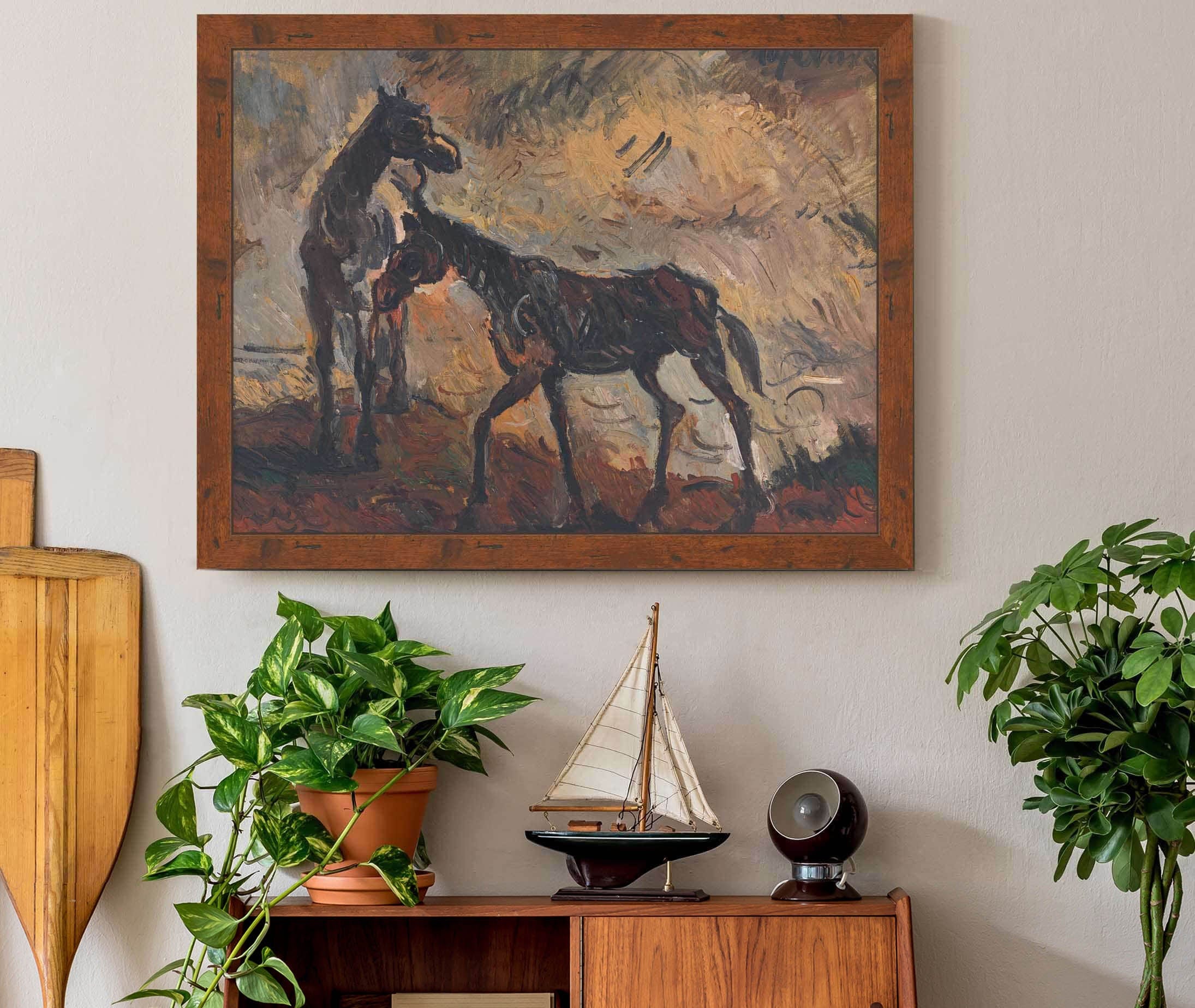 Runaway Horses by Cyprian Majernik