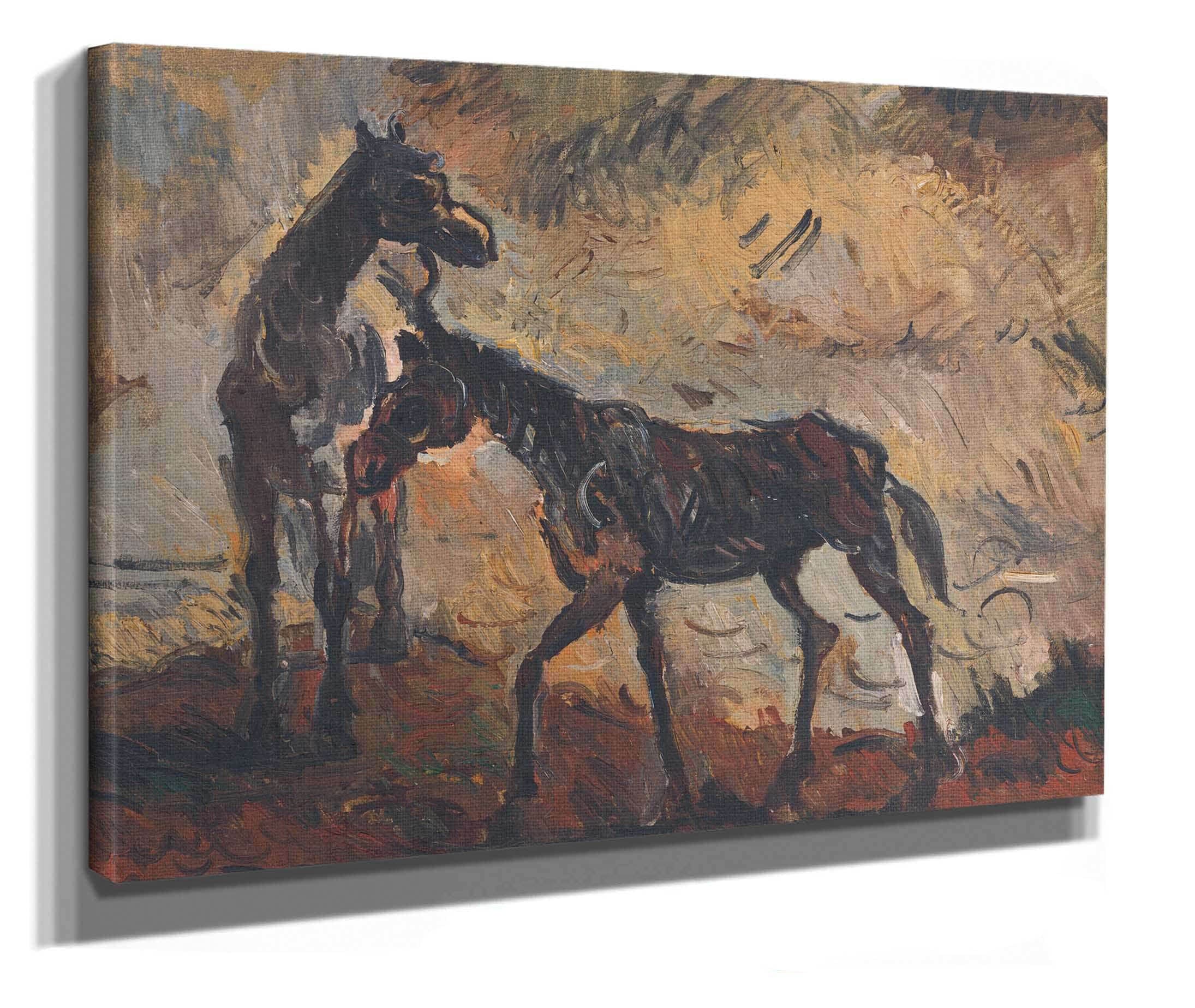 Runaway Horses by Cyprian Majernik