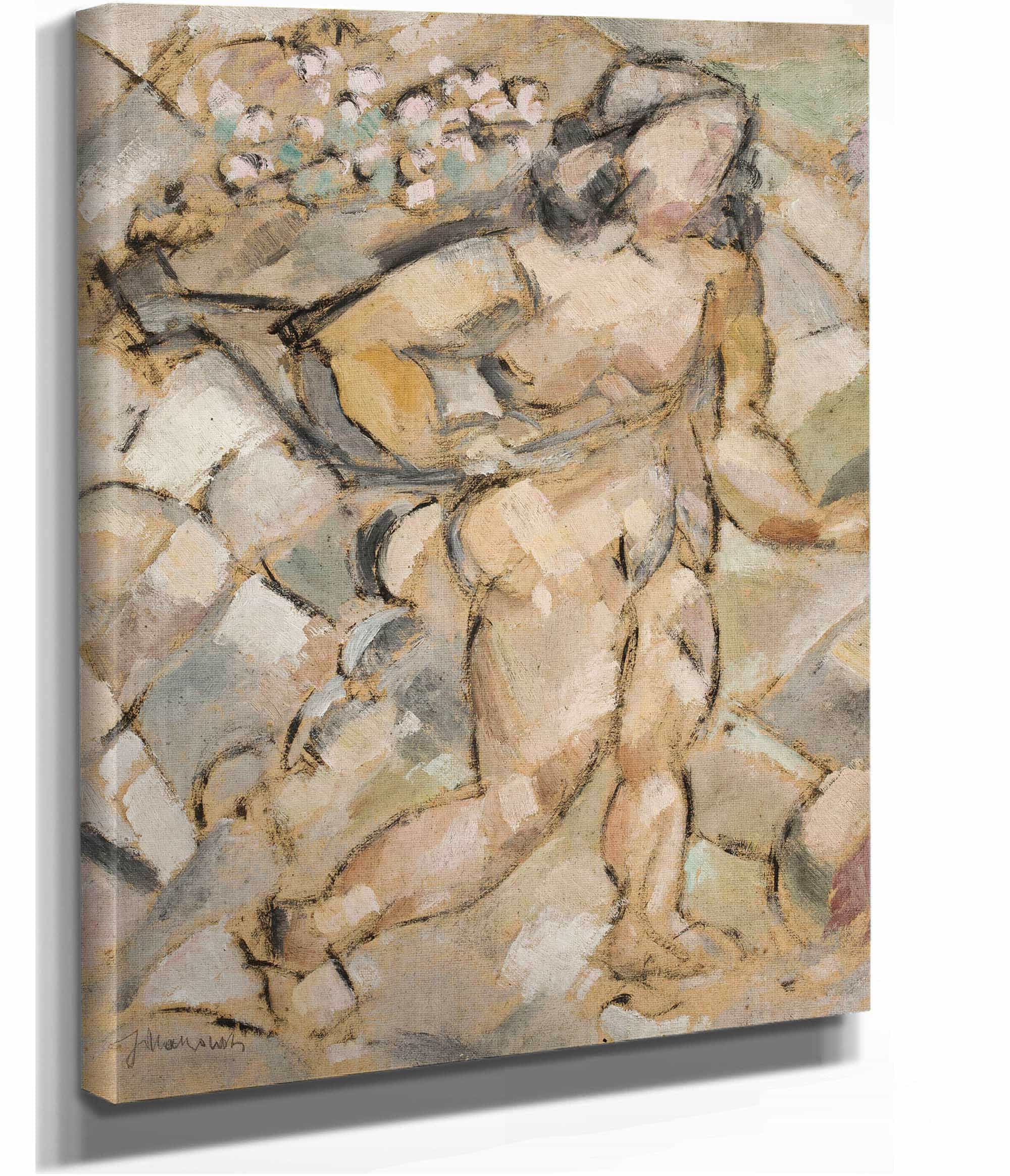 Running Woman by Tadeusz Makowski