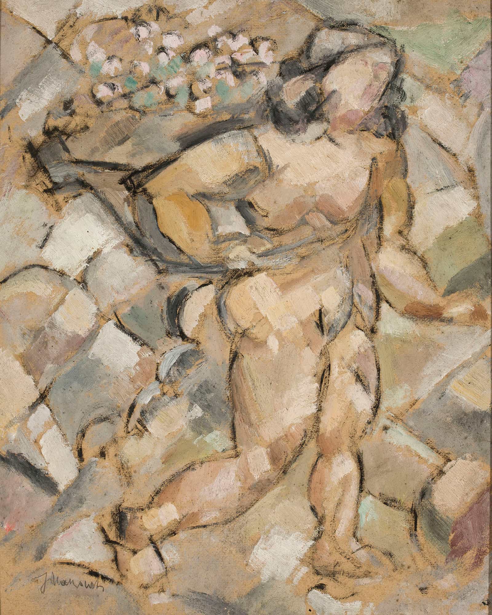 Running Woman by Tadeusz Makowski