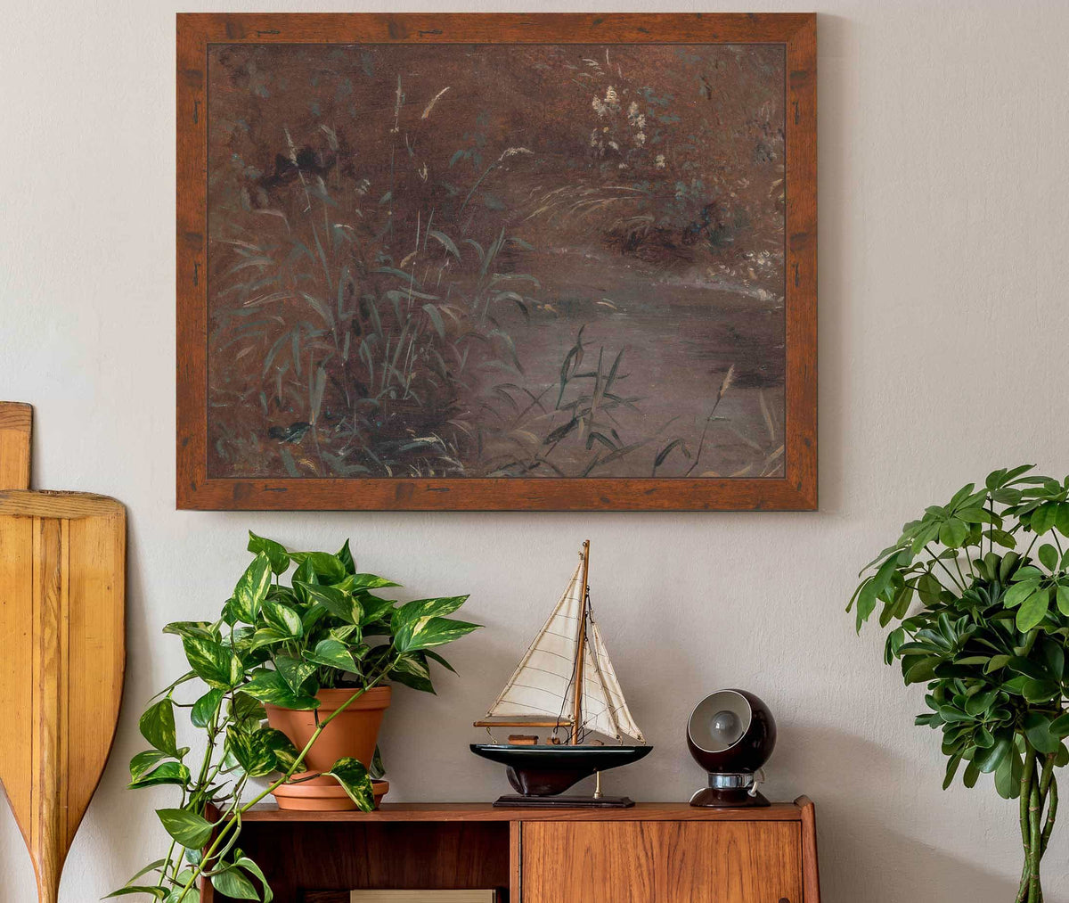 Rushes By A Pool by John Constable