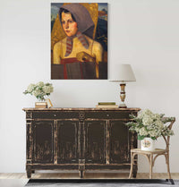 Russian Peasant Girl by Boris Grigoriev