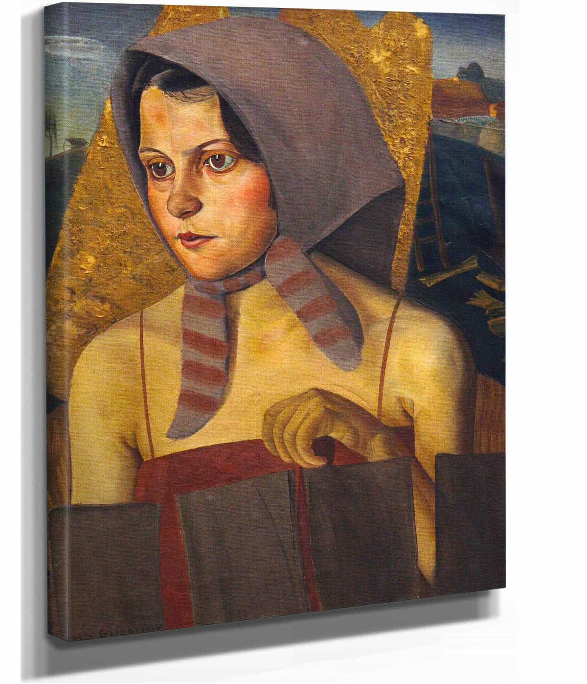 Russian Peasant Girl by Boris Grigoriev