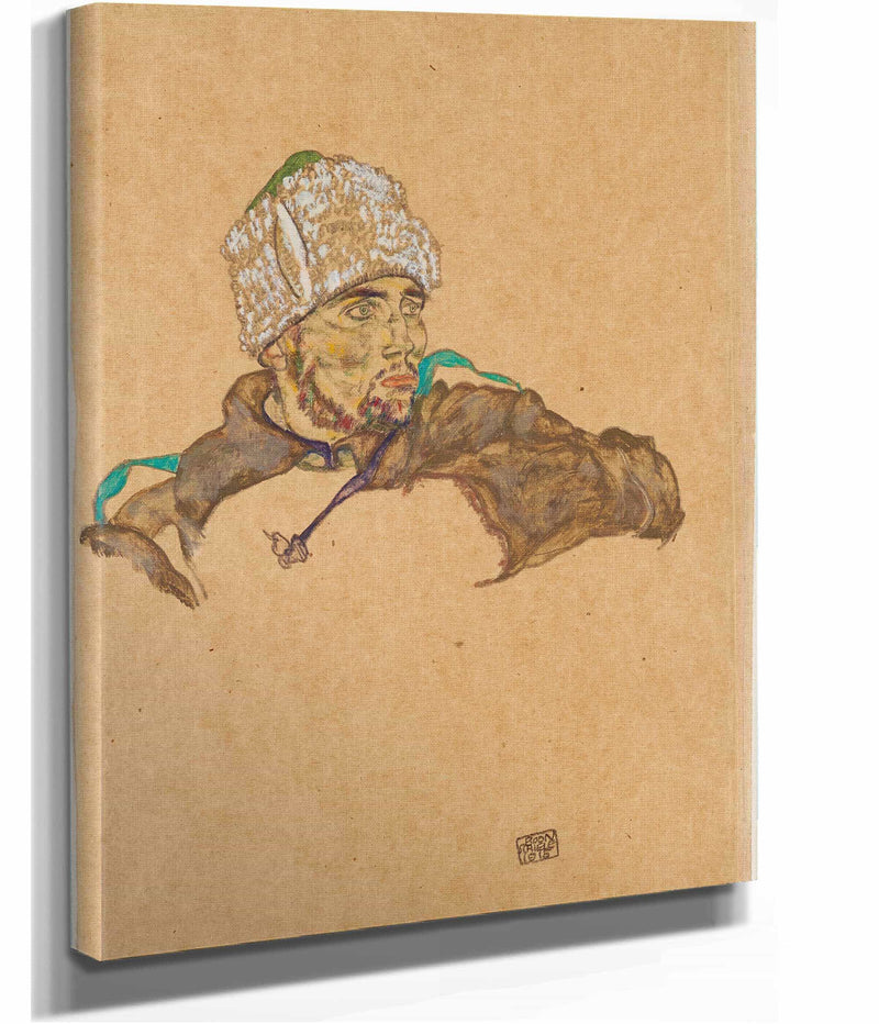 Russischer Kriegsgefangener by Egon Schiele