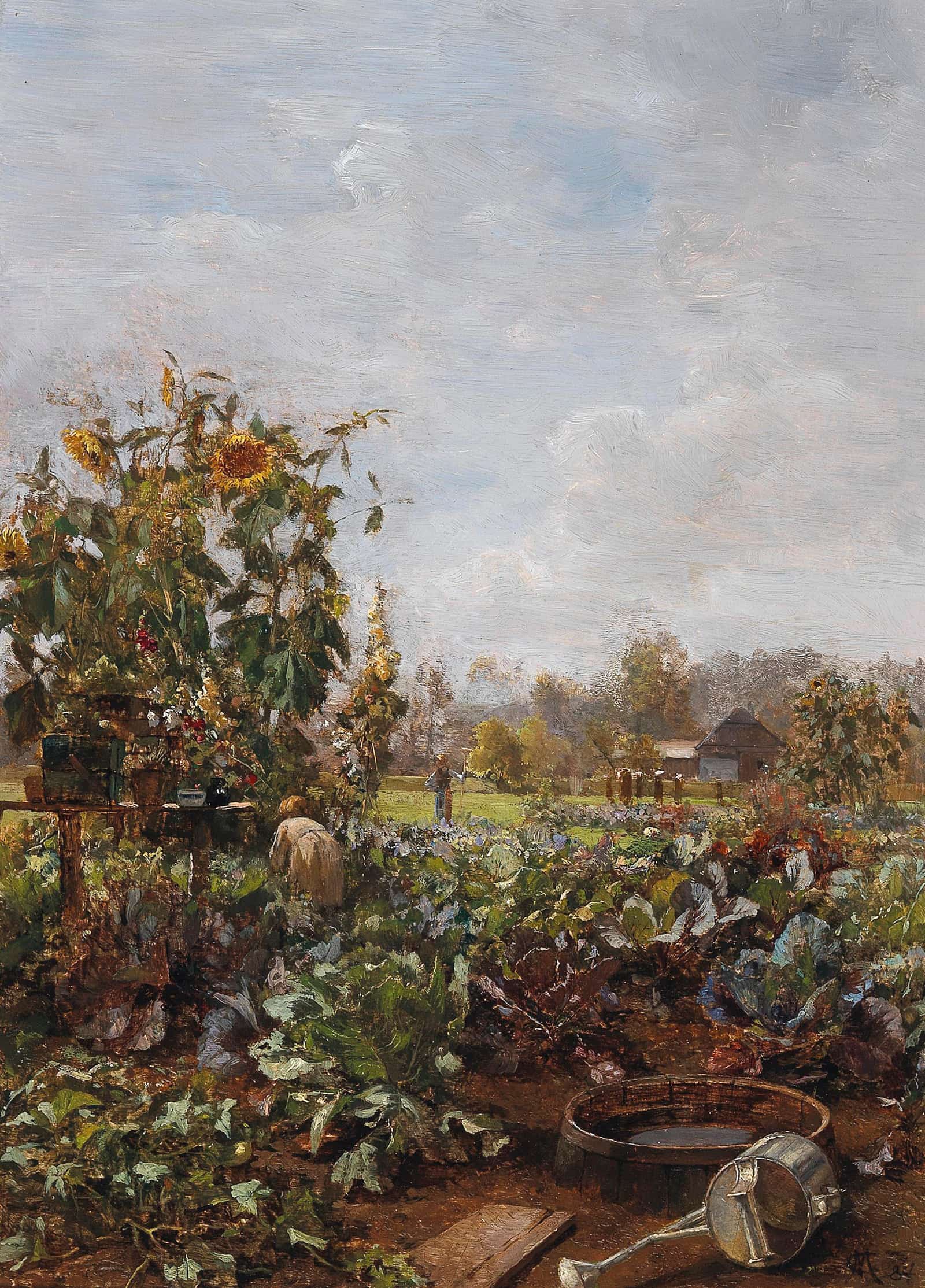 Rustic Garden by Carl Moll