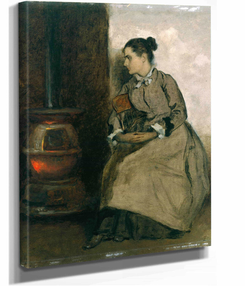 Ruth Between Circa And Circa by Eastman Johnson