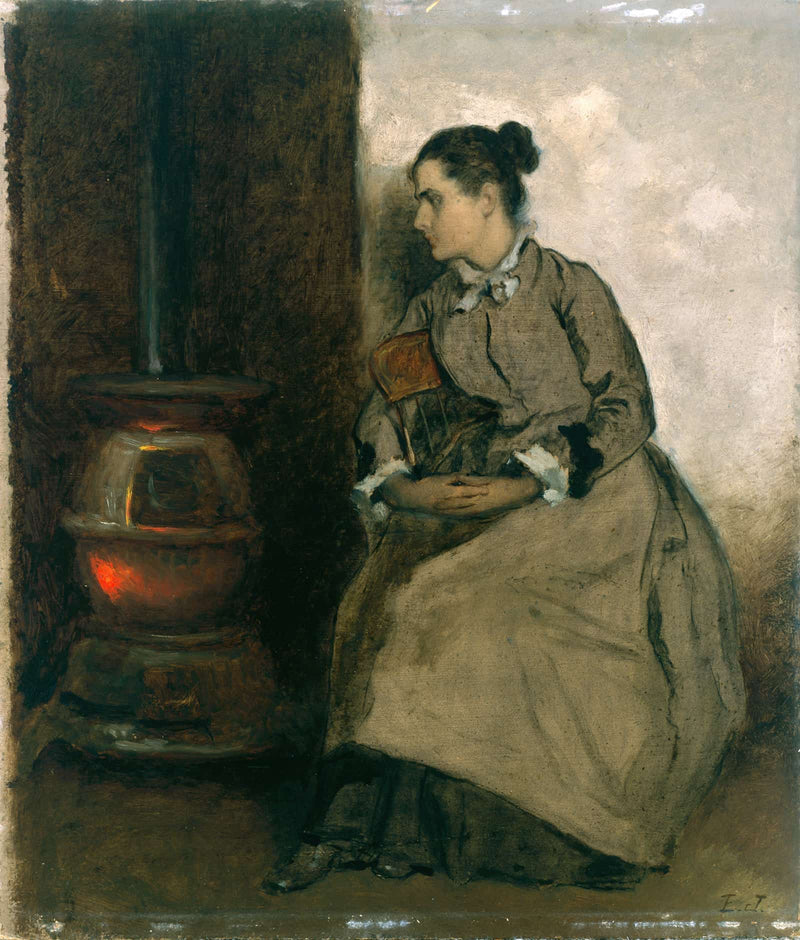 Ruth Between Circa And Circa by Eastman Johnson