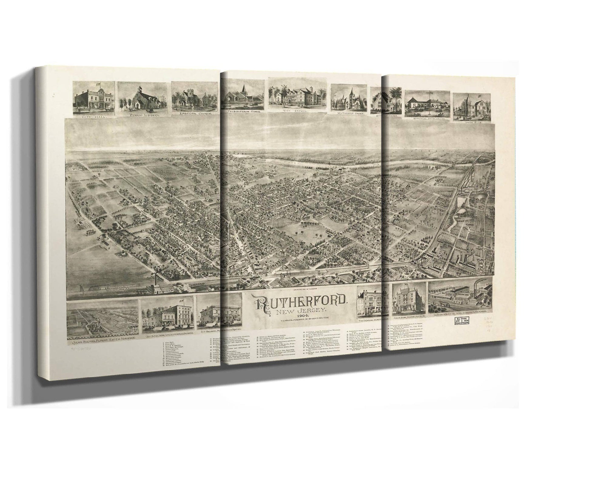 Rutherford New Jersey 1904  State Of New Jersey