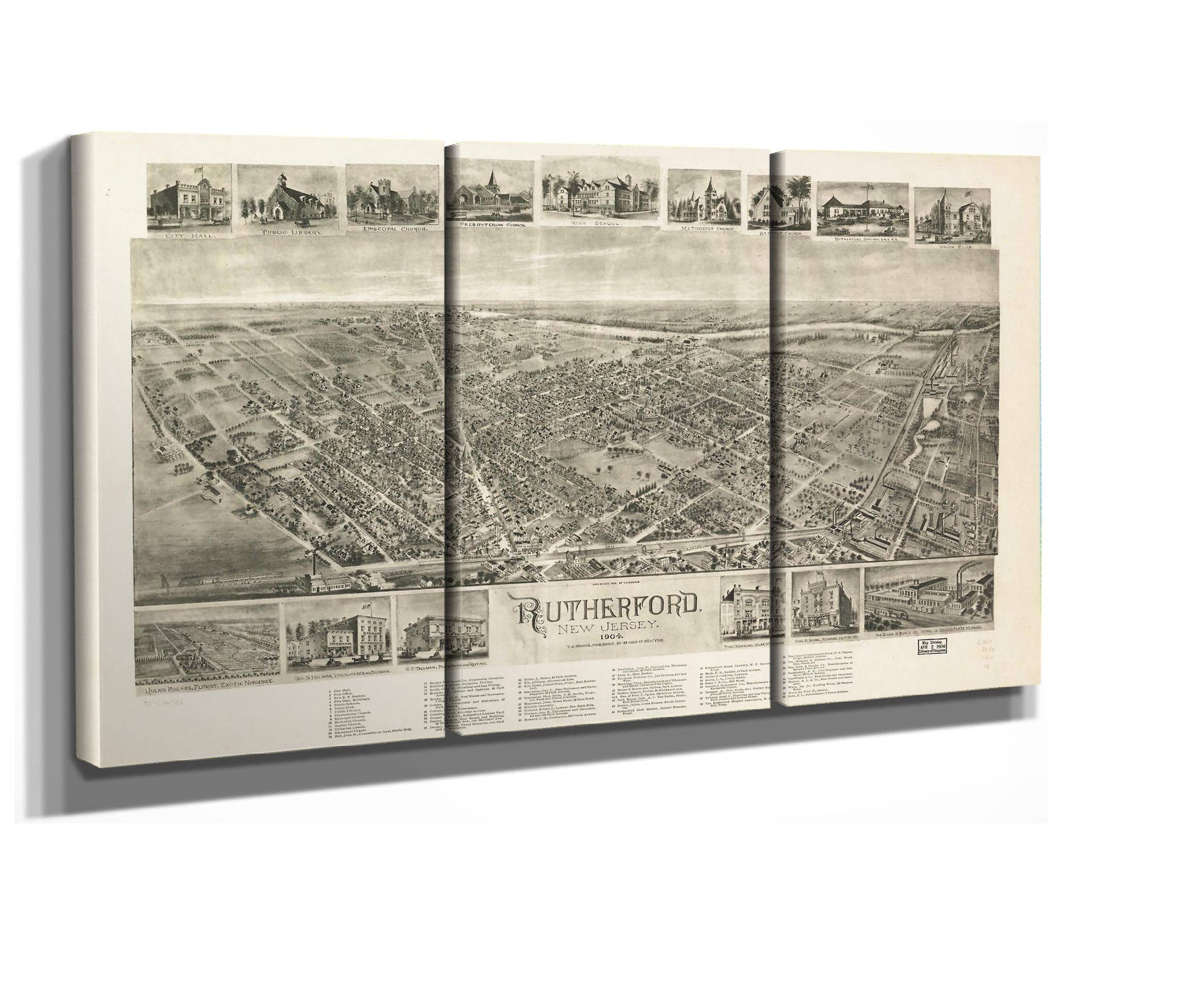 Rutherford New Jersey 1904  State Of New Jersey