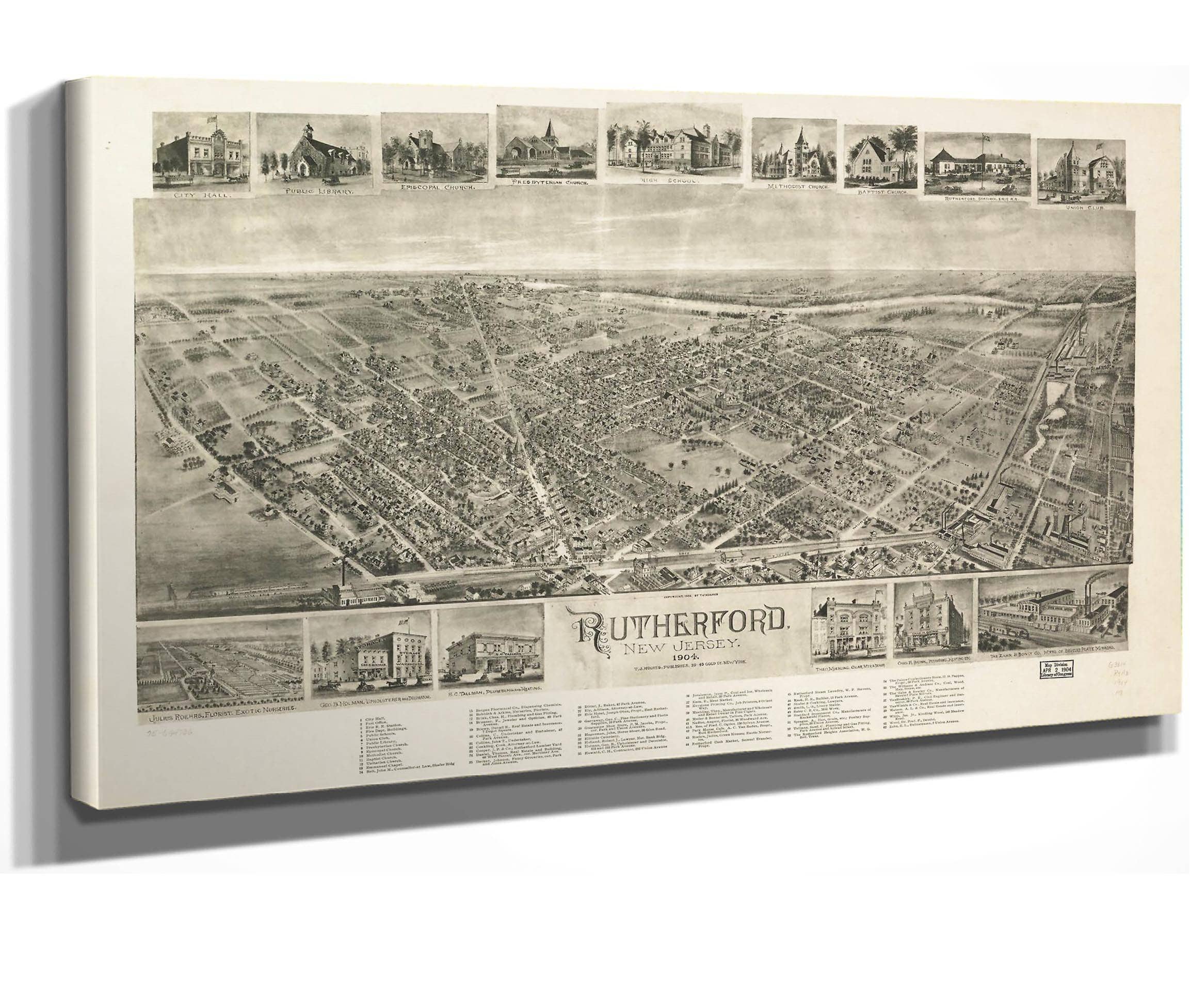 Rutherford New Jersey 1904  State Of New Jersey
