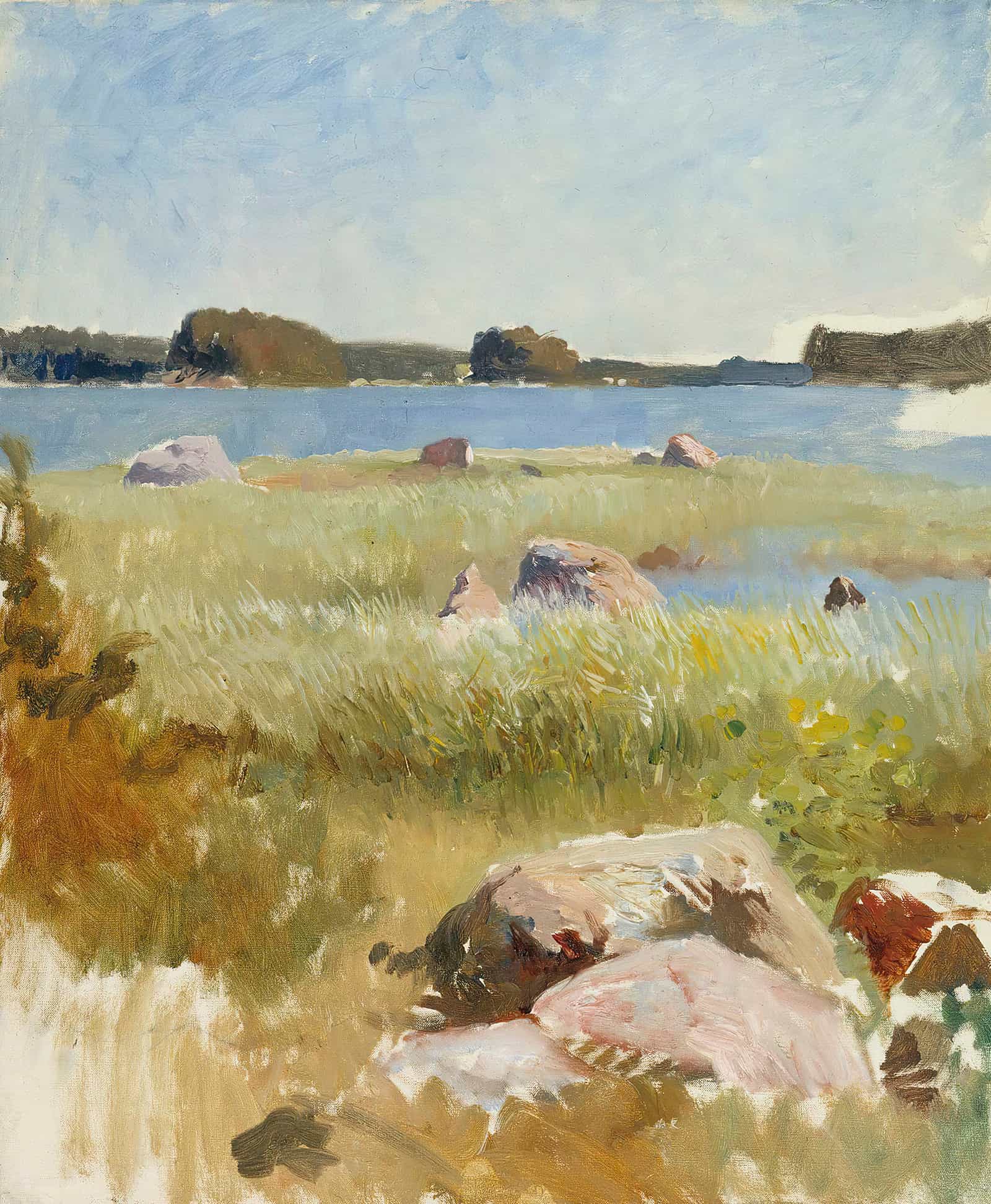 Saaristomaisema Keskenerainen  by Albert Edelfelt