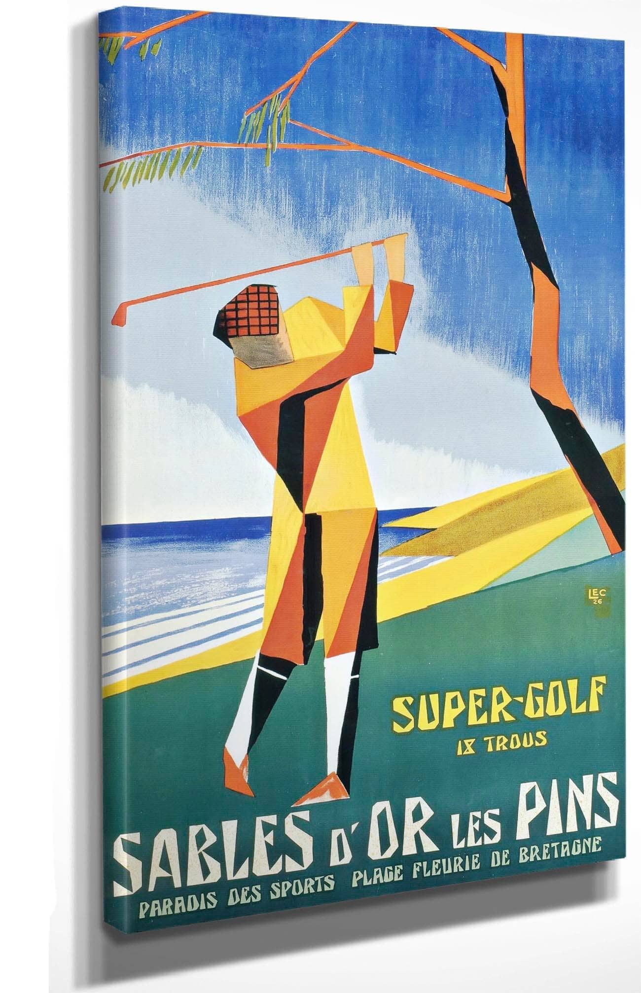 Sables-d’Or-les-Pins Resort - Brittany, France - Golf Player - c. 1926