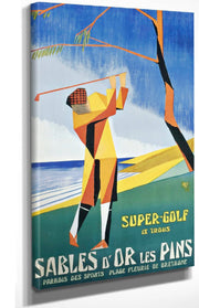 Sables-d’Or-les-Pins Resort - Brittany, France - Golf Player - c. 1926