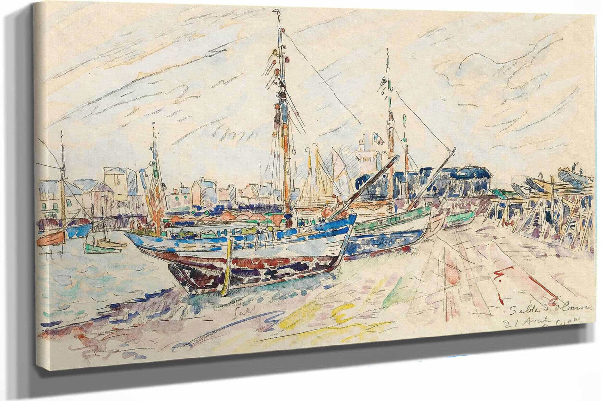 Sables Dolonne by Paul Signac