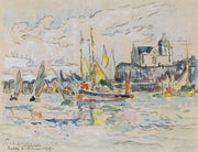 Sables Dolonne Vue De Port by Paul Signac