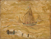 Sailing Boat On A Sea by Tadeusz Makowski