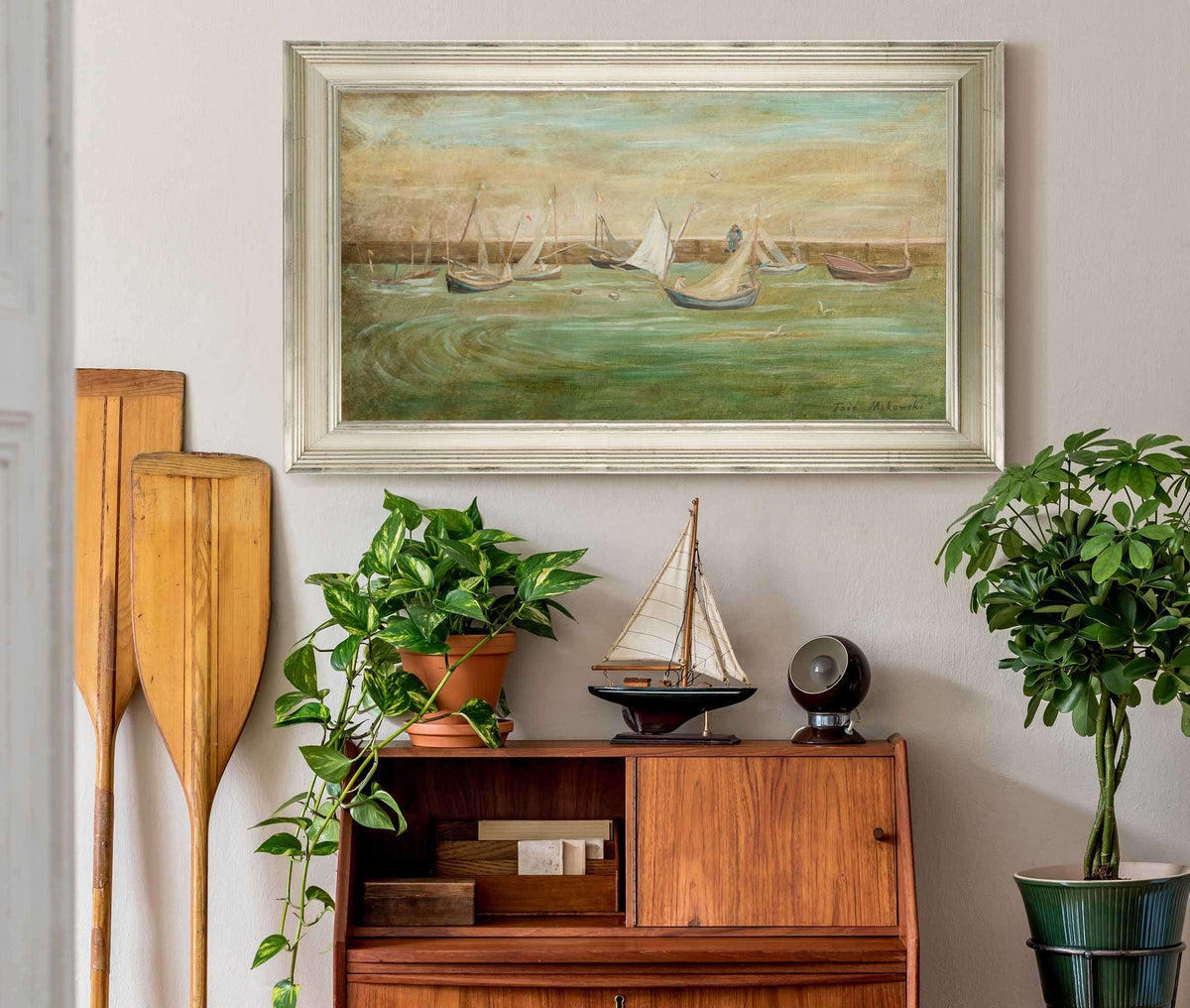 Sailing Boats by Tadeusz Makowski