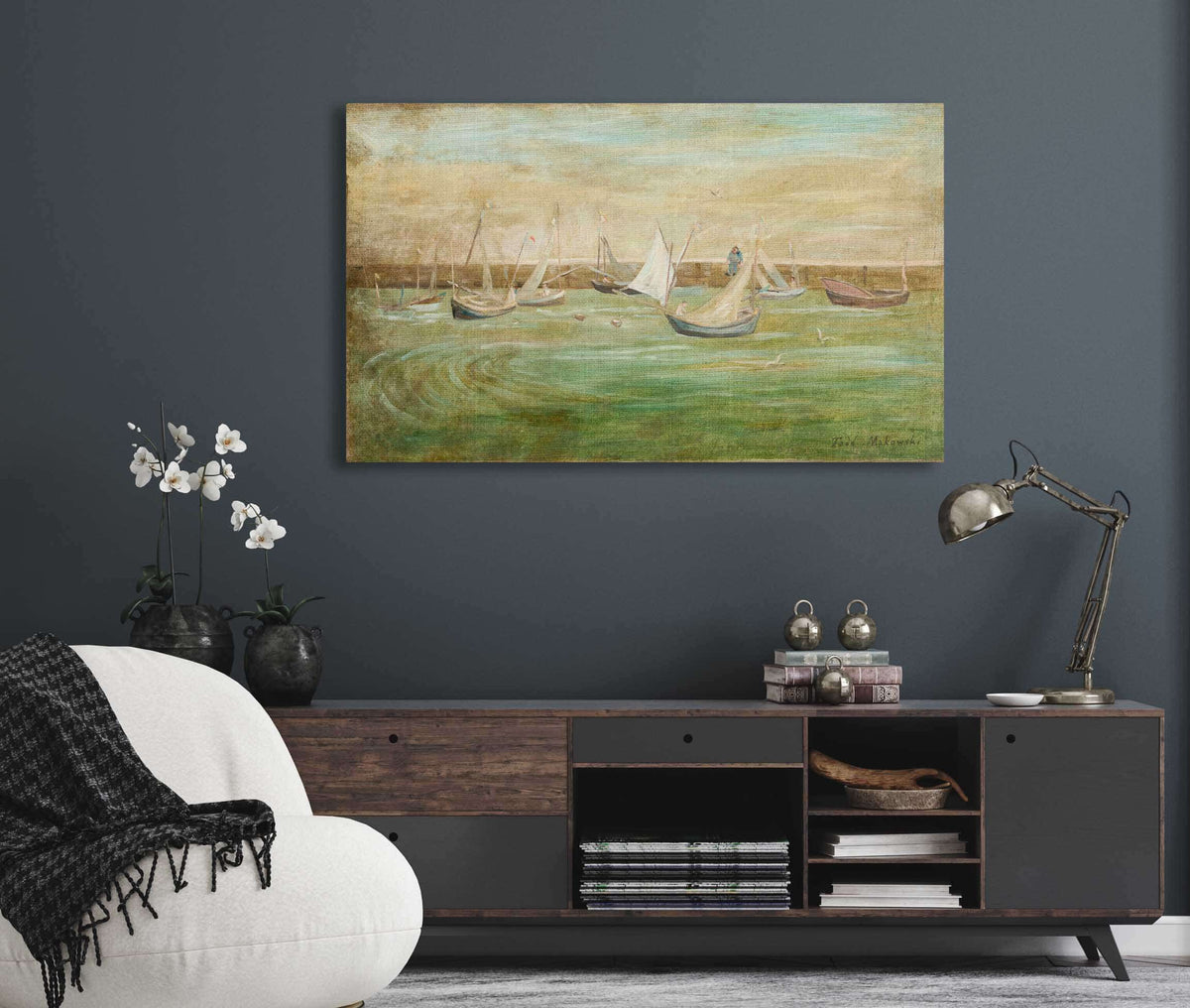 Sailing Boats by Tadeusz Makowski