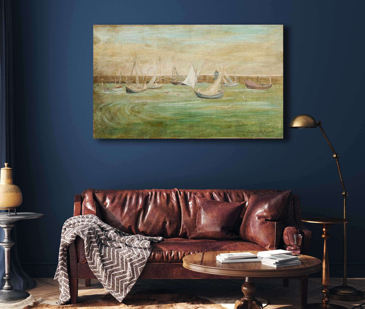 Sailing Boats by Tadeusz Makowski