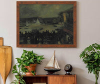 Sailing Boats Paris by William James Glackens