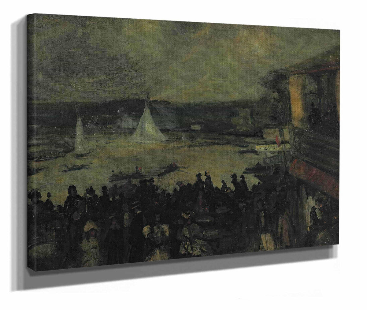 Sailing Boats Paris by William James Glackens