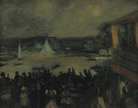 Sailing Boats Paris by William James Glackens