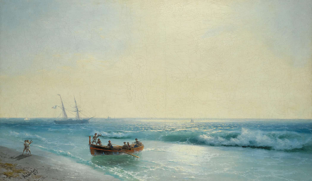 Sailors Coming Ashore by Ivan Konstantinovich Aivazovsky