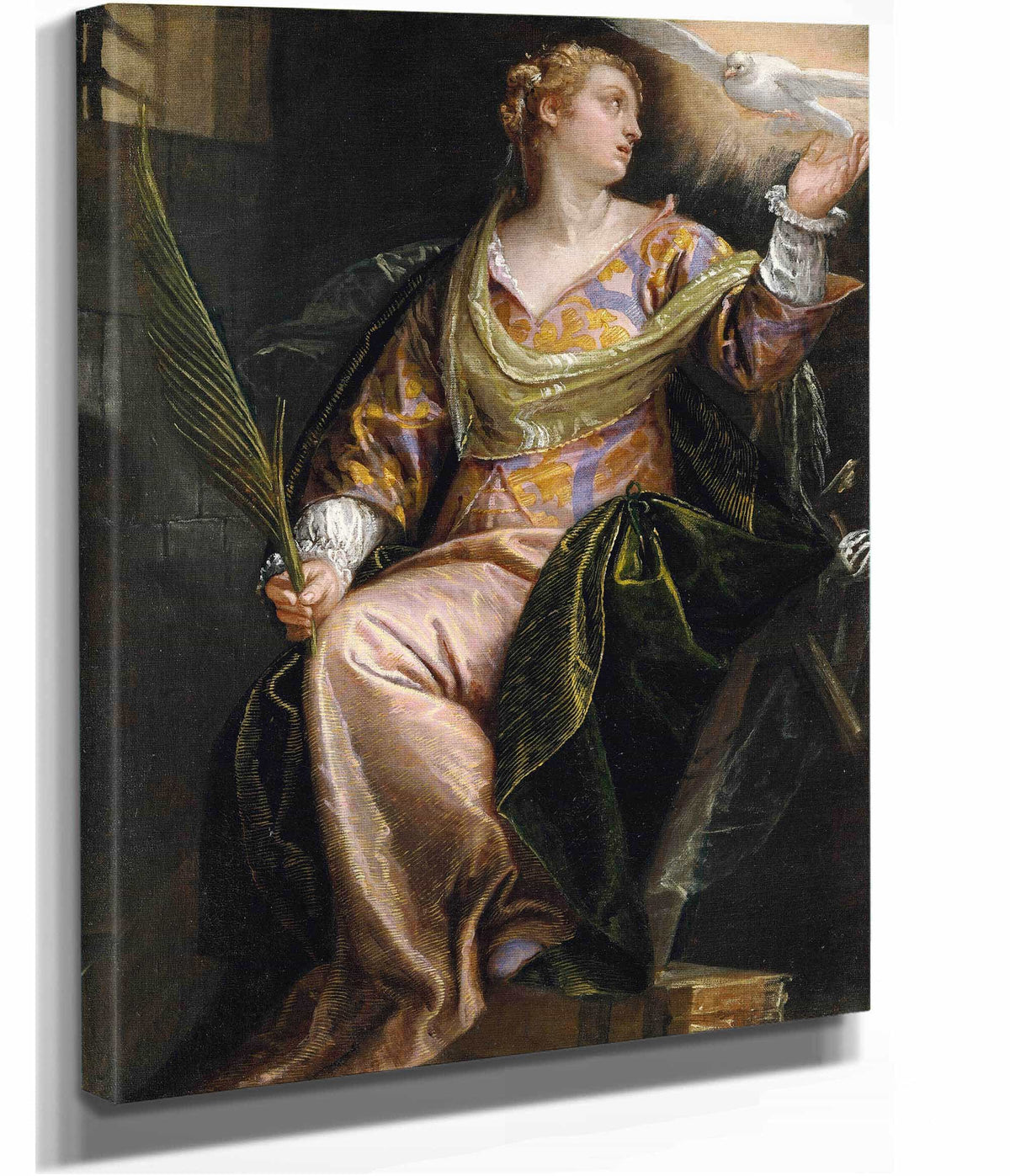 Saint Catherine Of Alexandria In Prison   by Paolo Veronese
