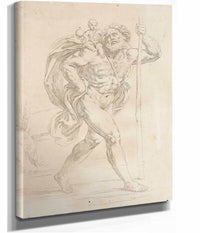 Saint Christopher And The Holy Child by Guido Reni