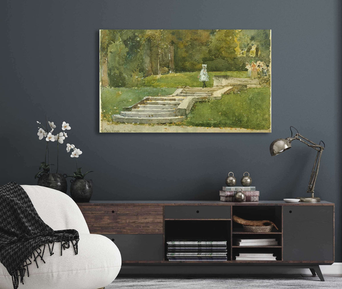 Saint Cloud by Childe Hassam