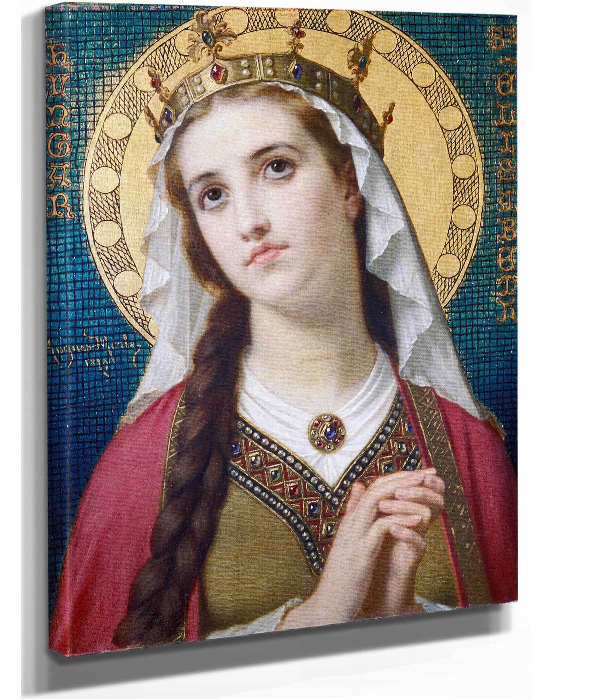 Saint Elizabeth Of Hungary by Hugues Merle