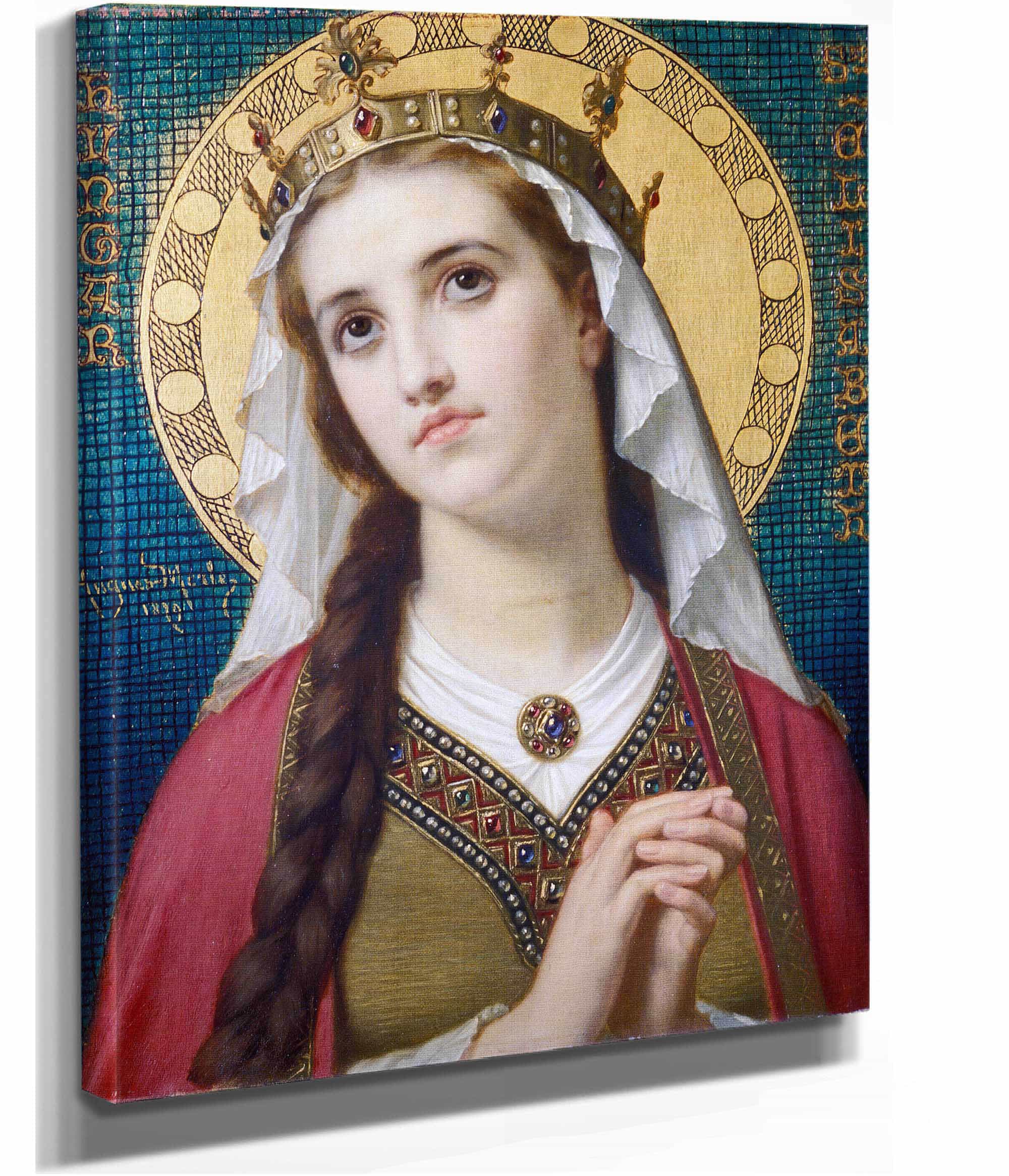 Saint Elizabeth Of Hungary by Hugues Merle