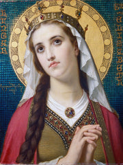 Saint Elizabeth Of Hungary by Hugues Merle