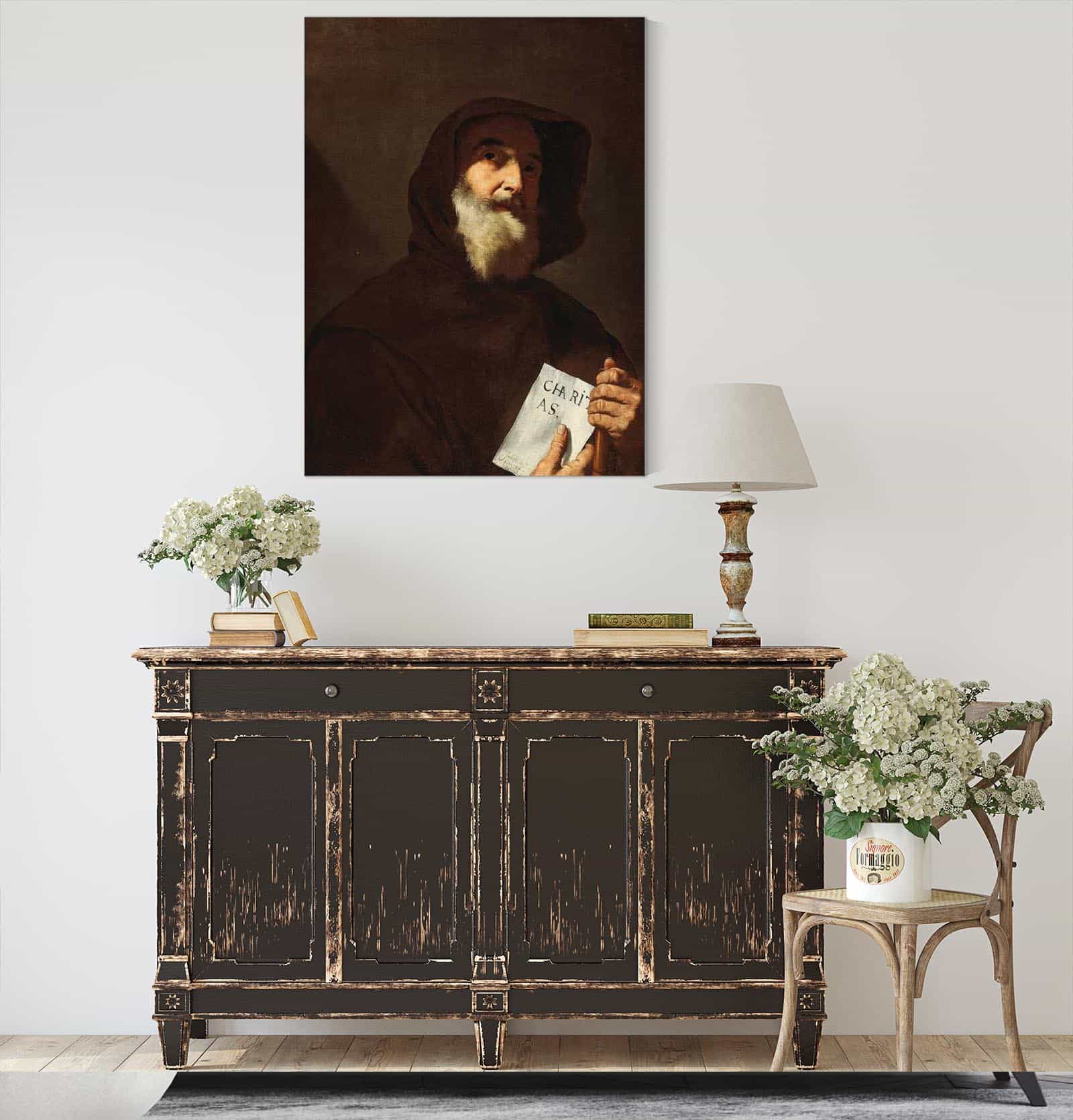 Saint Francis Of Paola by Jusepe De Ribera