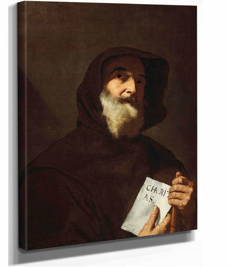Saint Francis Of Paola by Jusepe De Ribera
