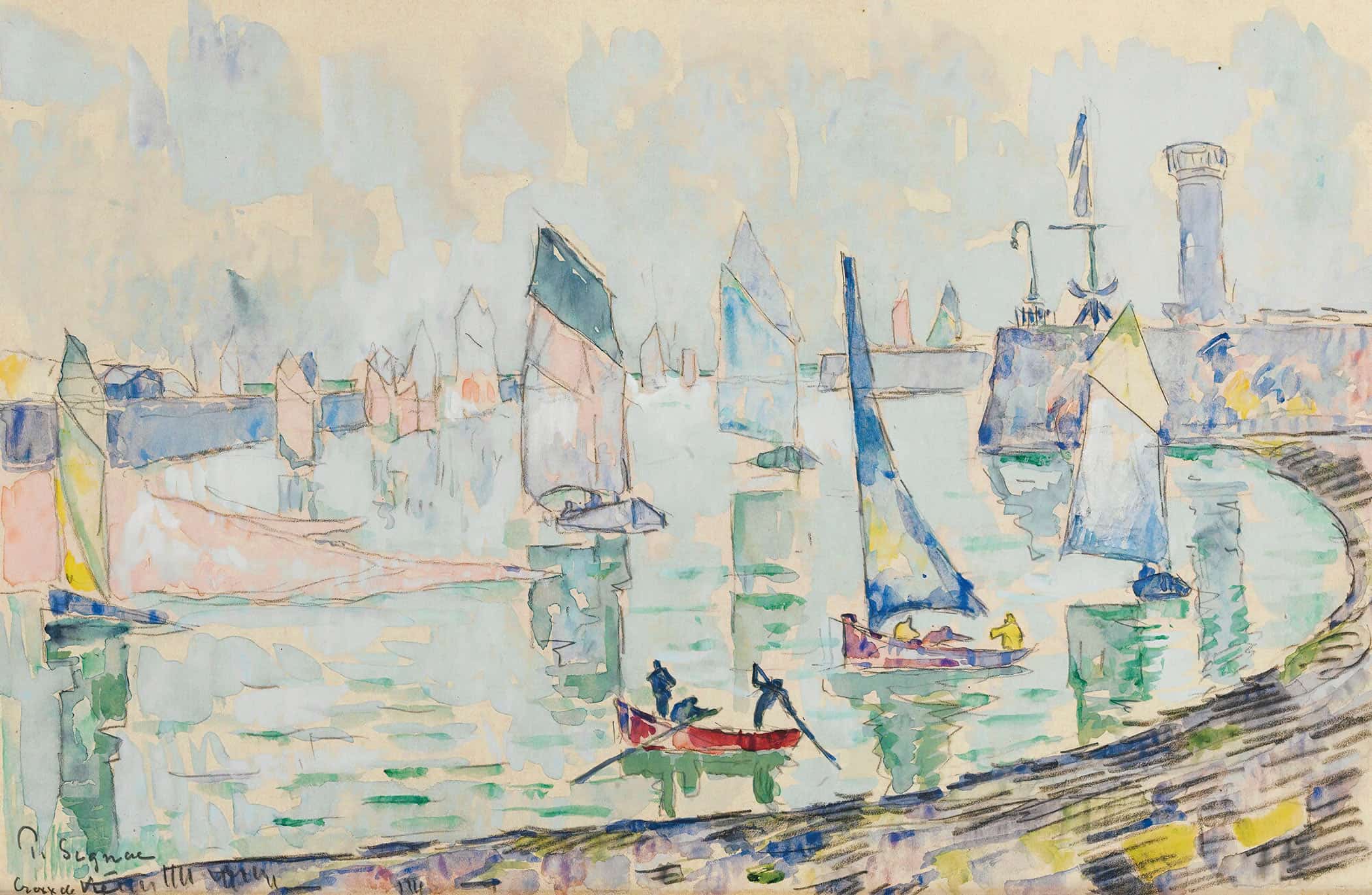 Saint Gilles Croix De Vie by Paul Signac