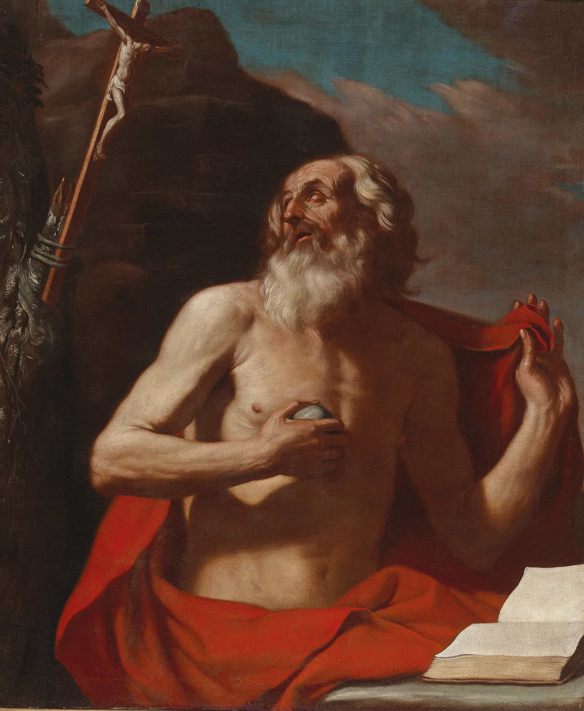 Saint Jerome by Guercino