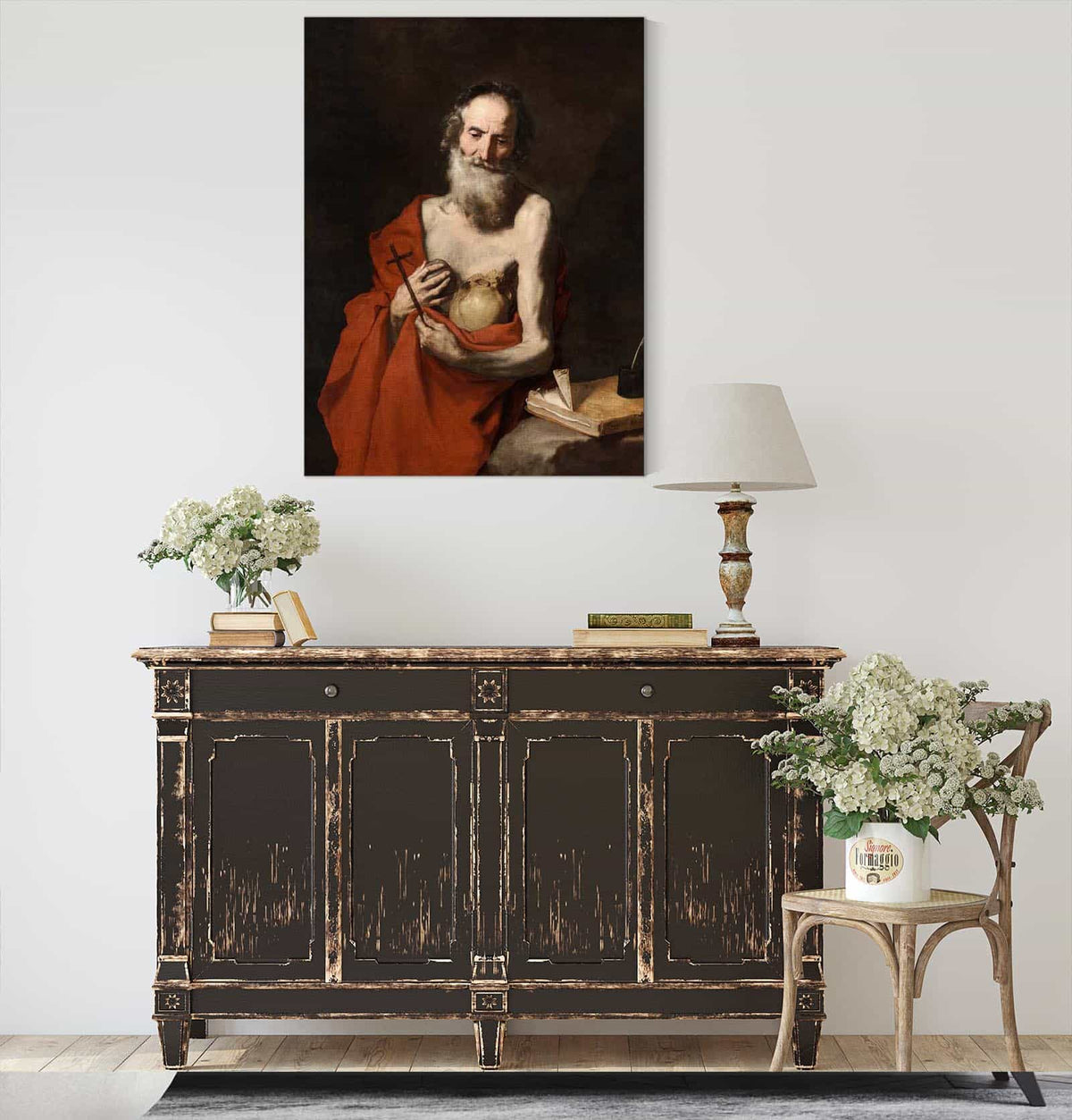 Saint Jerome by Jusepe De Ribera