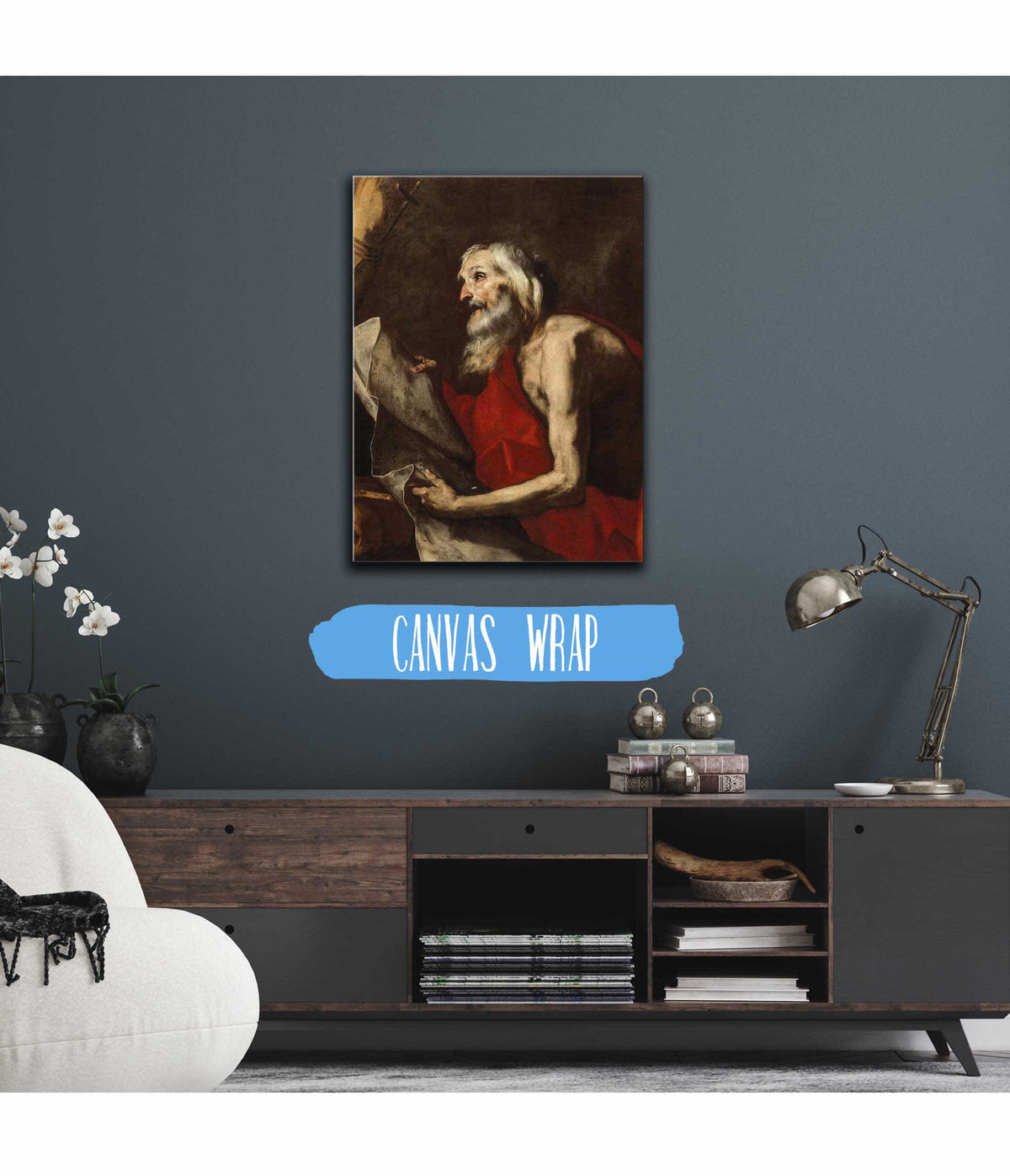 Saint Jerome by Jusepe De Ribera
